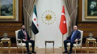 أردوغان يلتقي الشرع ويؤكد دعم تركيا لسوريا ضد الإرهاب