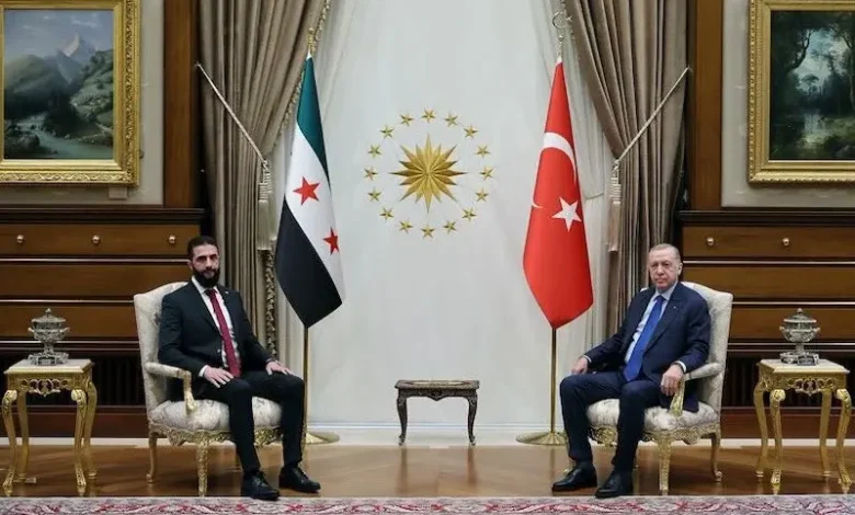 أردوغان يلتقي الشرع ويؤكد دعم تركيا لسوريا ضد الإرهاب